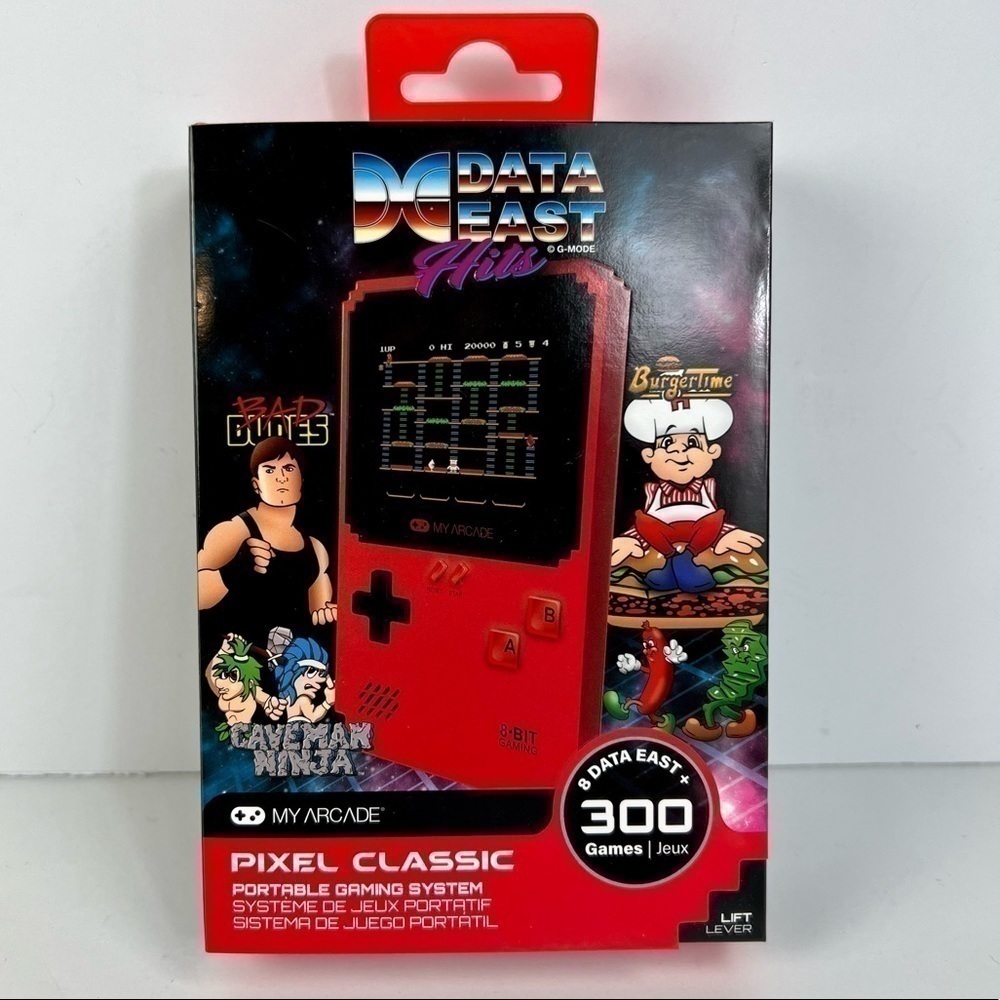𝅺my Arcade Pixel Classic Portable Gaming System w/ 300 Games Data East Hits